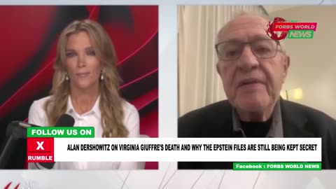 Alam Dershowitz reacts to Virgnia Giuffre's death