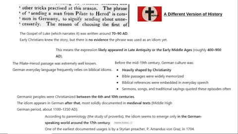 German language uses many Biblical idioms & Culture shaped by Christianity