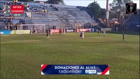 Gol de Mauro Gómez- Mitre 0 Vs. Guarani 1