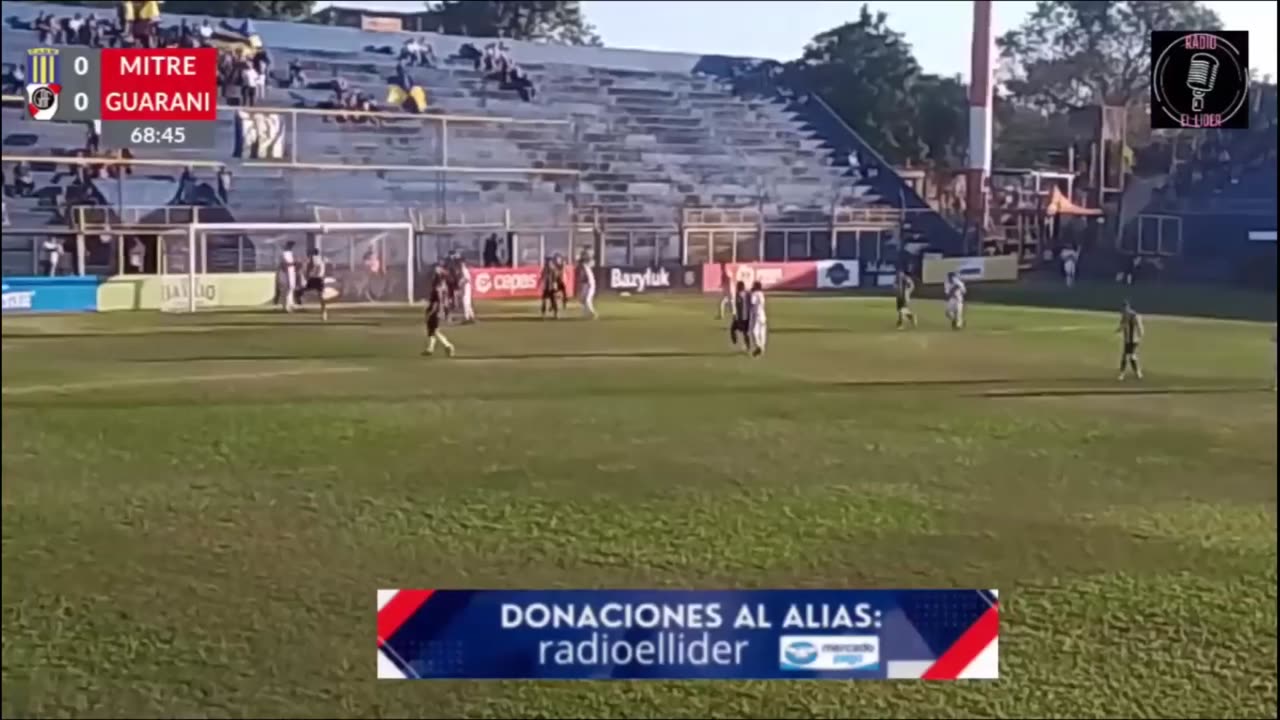 Gol de Mauro Gómez- Mitre 0 Vs. Guarani 1