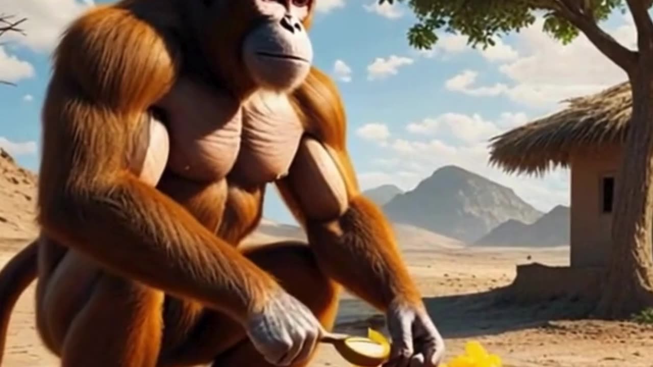 Hardworking Gorilla on the Job! 🦍💼