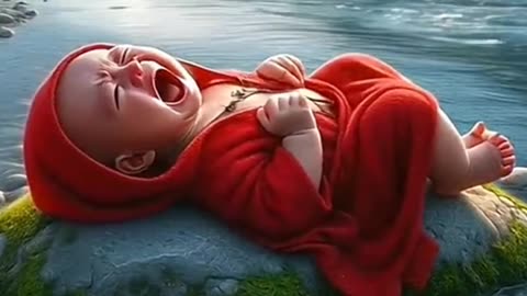 🐥Chick rescuing the baby 😢👶 from Crocodile🐊