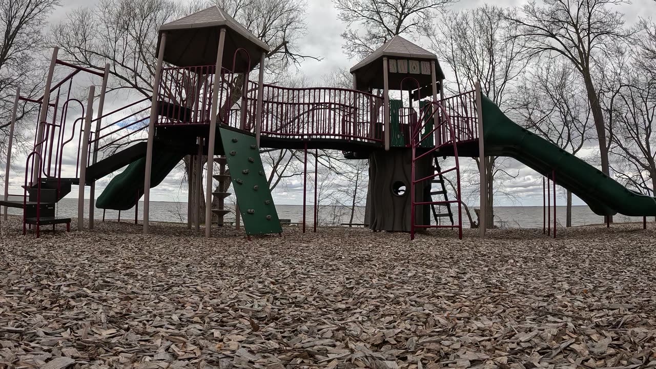 Walking down to the lake