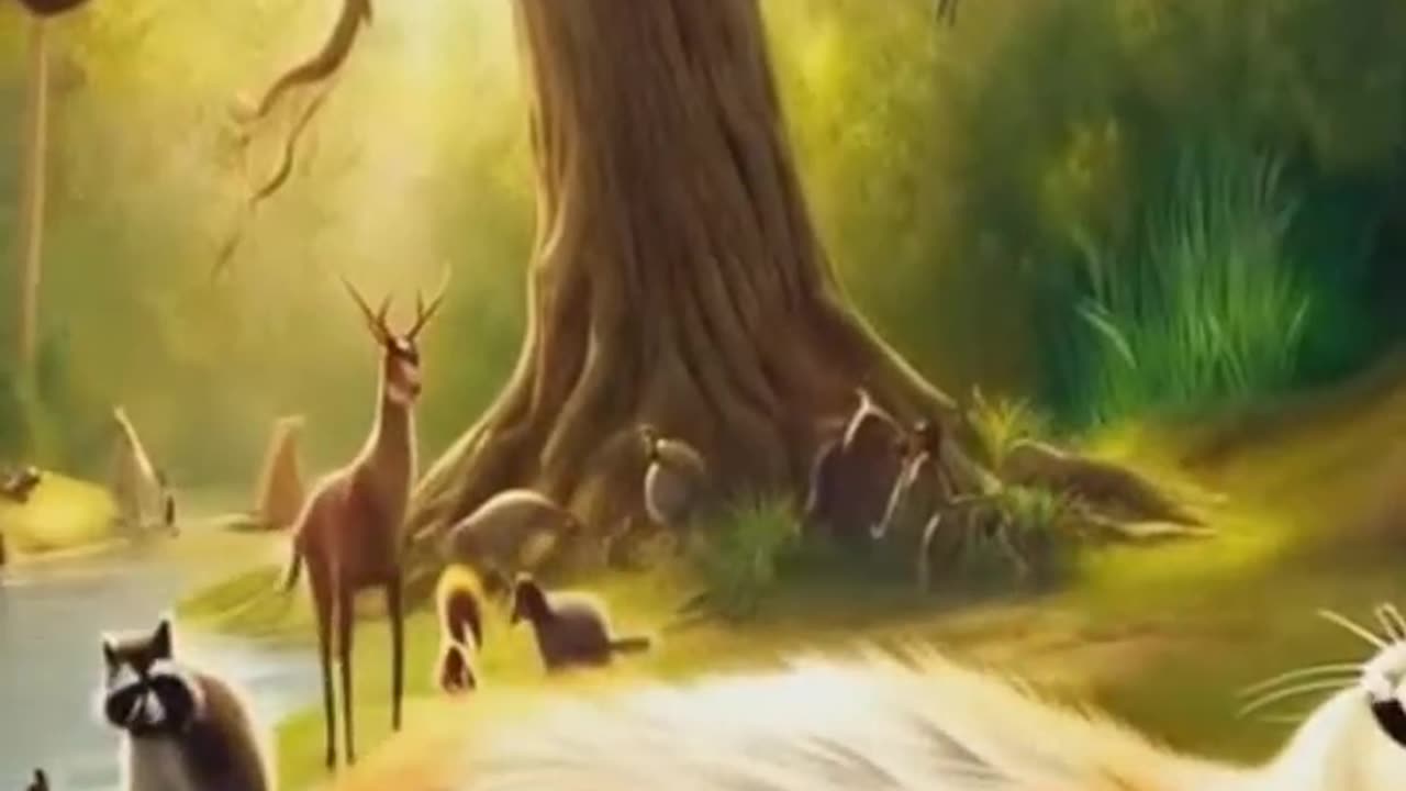 A wonderful dream of a cat