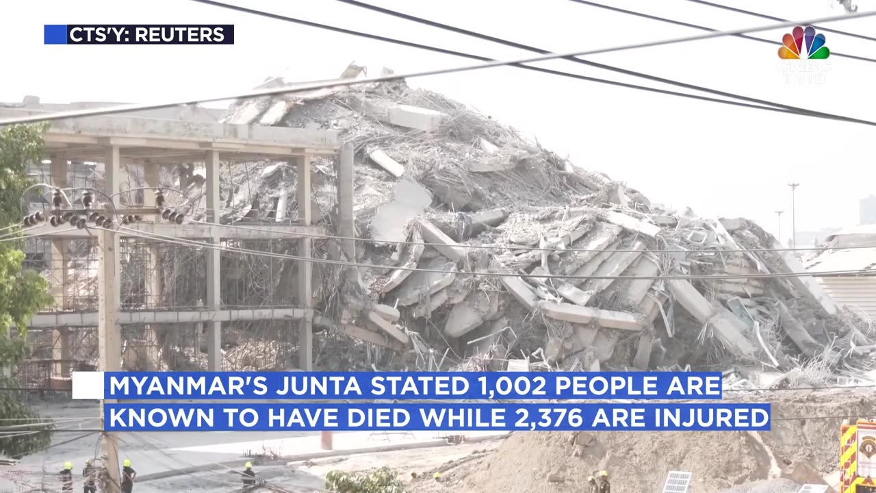 📹 US Officials Say Death Toll In Myanmar Can Cross 10,000