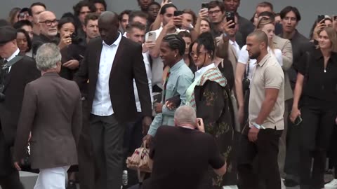 A-list stars attend Dior show at Paris Fashion Week