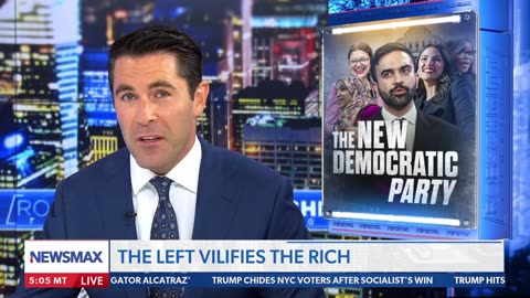 Newsmax, Rob Smitt, Tonight: Zohran Mamdani Clip 25JUN25