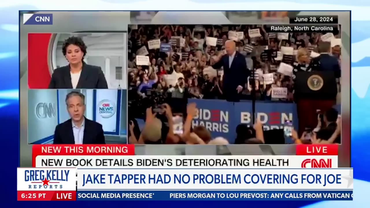 Jake Tapper claims he was right on Biden's issues but was lied to