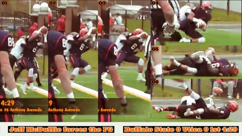 Prototype 332: Buffalo State's Jeff McDuffie forces the INC/FG vs Utica