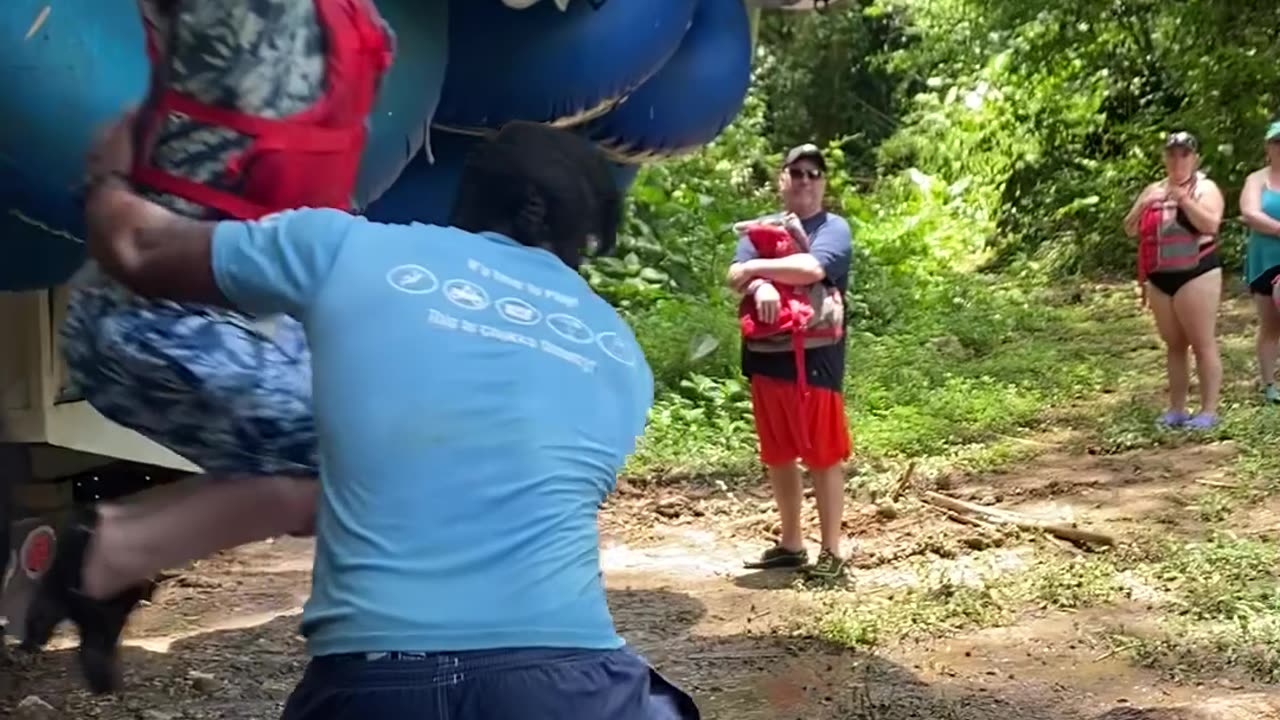 Rope Swing Did Him Dirty