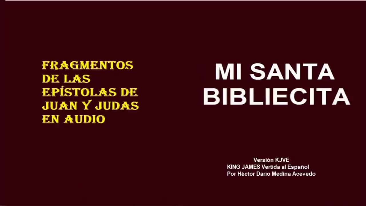 MI SANTA BIBLIECITA 62 Epístolas Juan y Judas