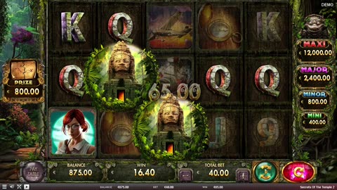 Secrets of the Temple 2 Big Wins