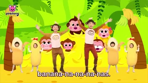 Monkey Banana 2x Faster | Baby Monkey Dance | Pinkfong Nursery Rhymes