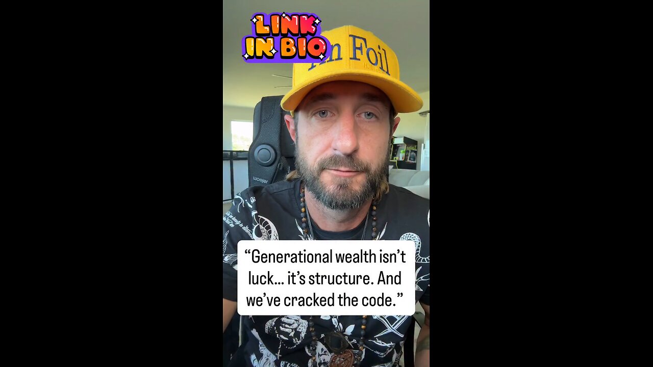 Generational Wealth Isn't Luck... It's Structure! 💥 💥✅