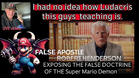 ⁉️ Robert Henderson BUILT A Ludacris Falls DOCTRINE on a Super Mario Demon?!