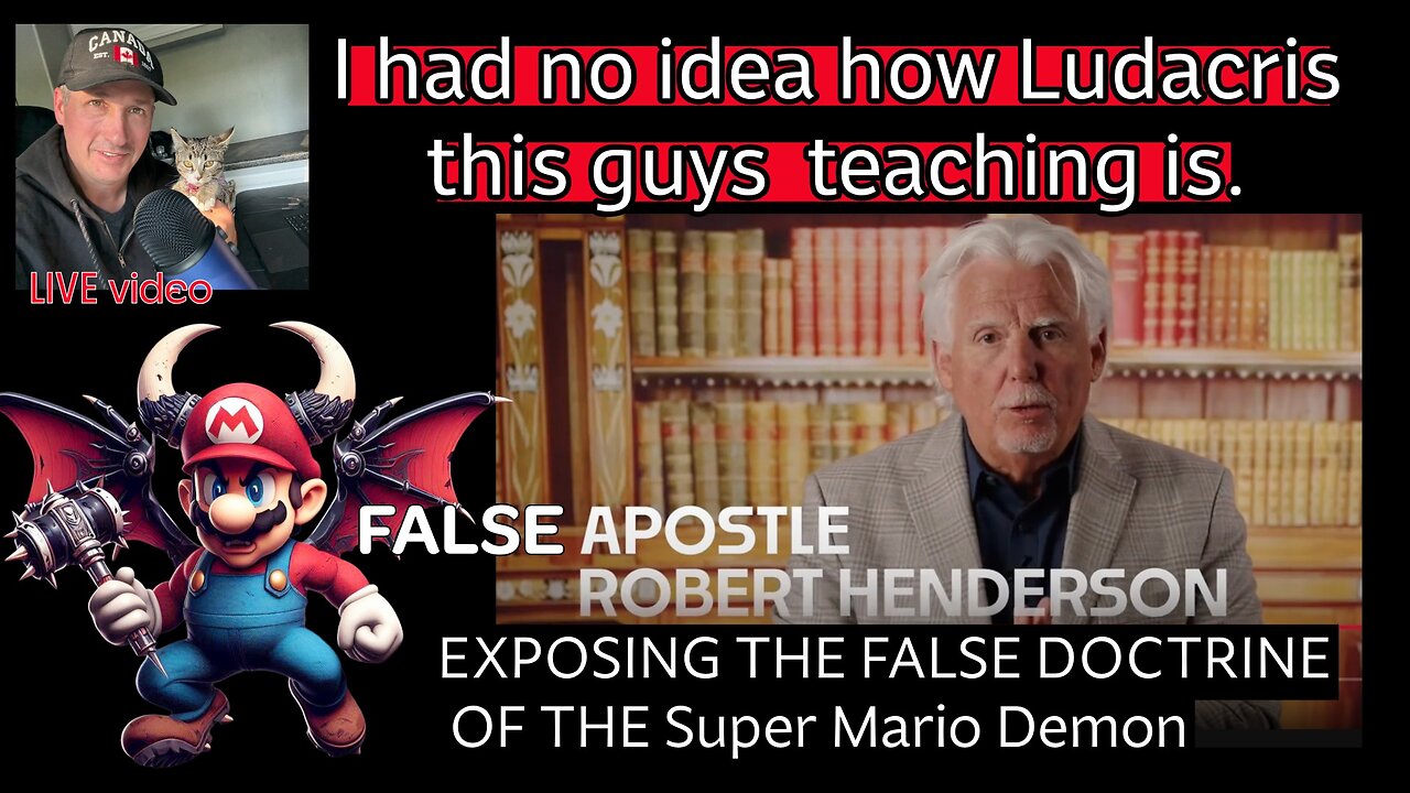 ⁉️ Robert Henderson BUILT A Ludacris Falls DOCTRINE on a Super Mario Demon?!