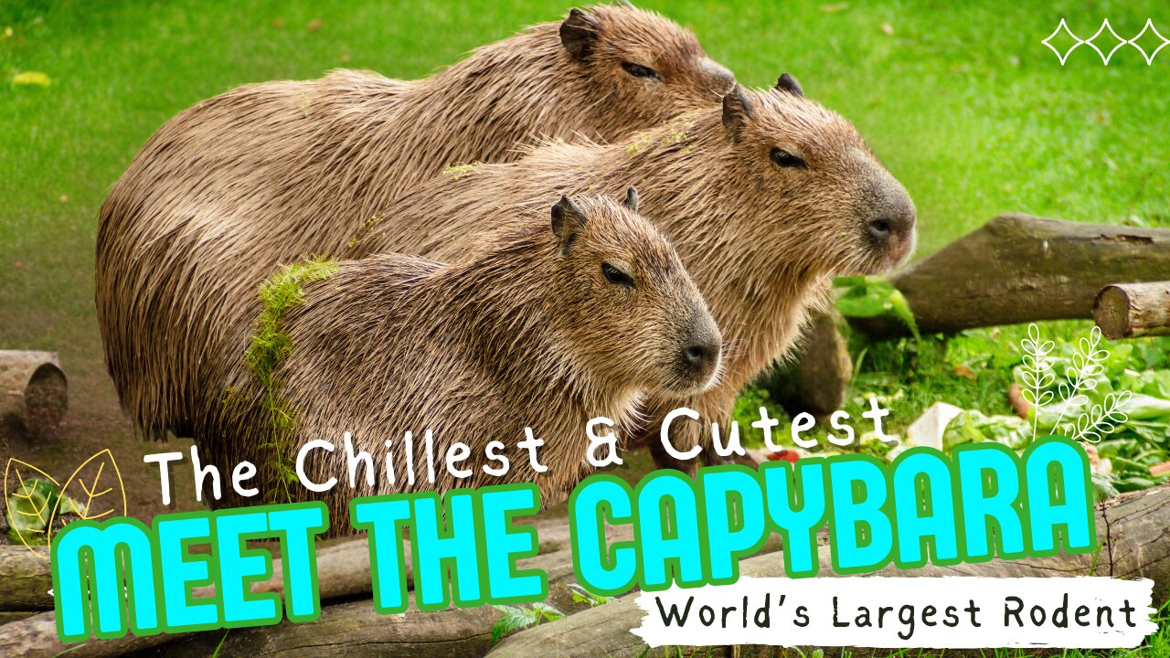 Meet the Capybara | The World’s Largest Rodent