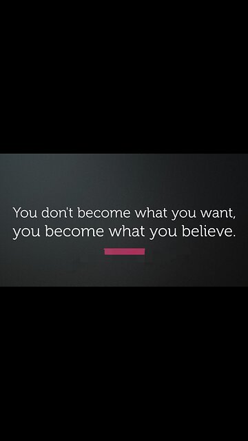 I don't want to become like you