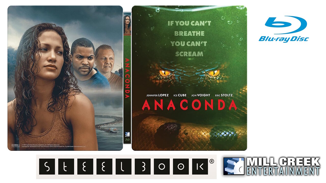 Anaconda [Steelbook Blu-ray] Jennifer Lopez & Ice Cube
