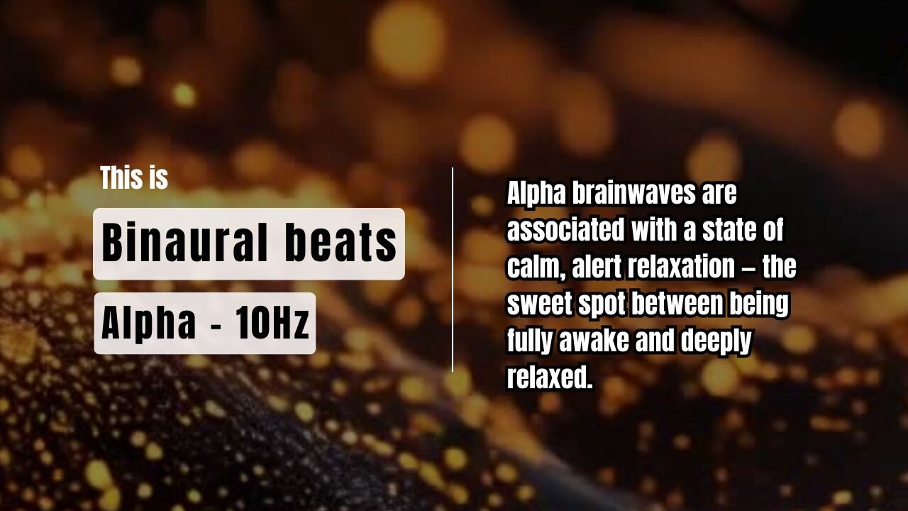 Alpha Binaural Beats 10Hz – Brainwave Music for Focus, Study, Meditation & Clarity