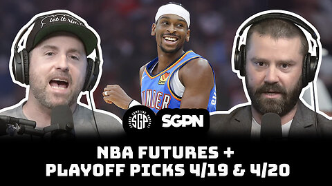 NBA Playoff Picks Sat 4-19 & Sun 4/20 + Futures