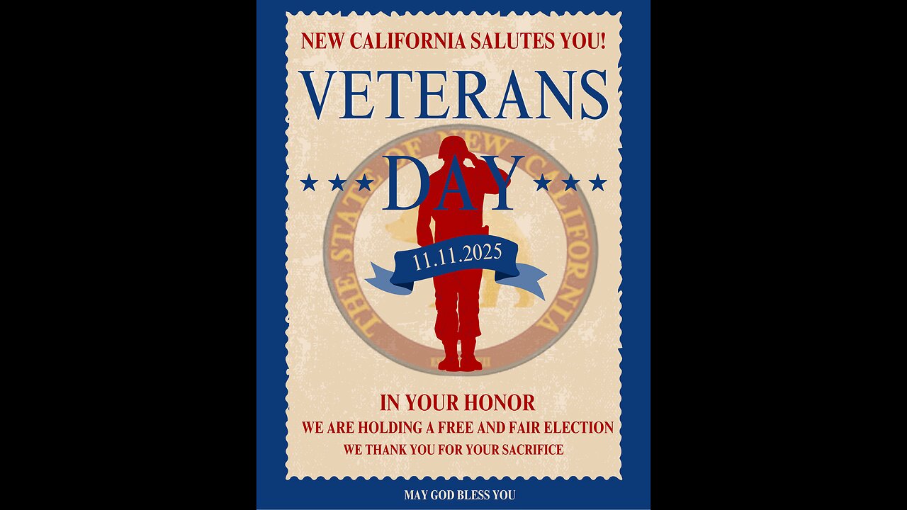 NEW CALIFORNIA STATE NOVEMBER 9, 2025