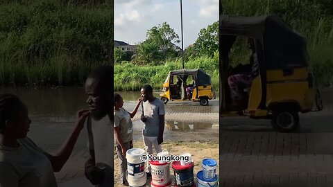 Cucumber Prank On Paint Seller - She dragged me to a conner #funny #prank #fypシ゚viral