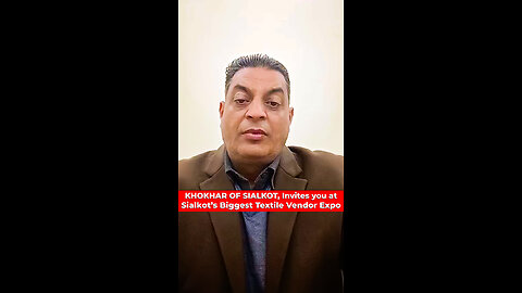 Meet Khokhar of Sialkot at the Expo | Join Us for Industry Insights