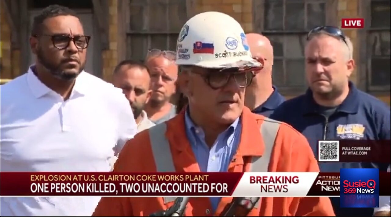 US Steel plant explosion press conference