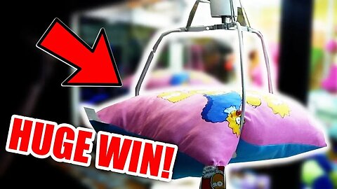 WE WON FROM THE GIANT CLAW MACHINE!