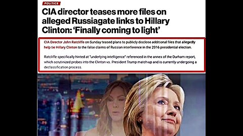 HILLARY CLINTON & BIDEN'S FBI PLAYED A BIGGER ROLE THAN WE THOUGHT