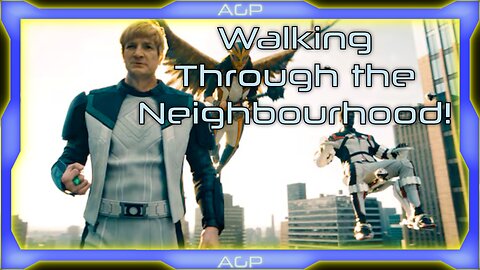 Playing Walking Through the Neighbourhood
