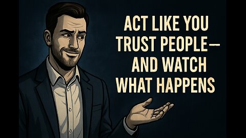 “Act Like You Trust People — And Watch What Happens”