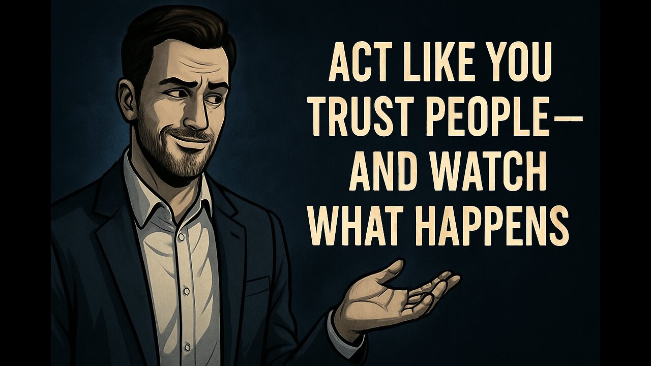 “Act Like You Trust People — And Watch What Happens”