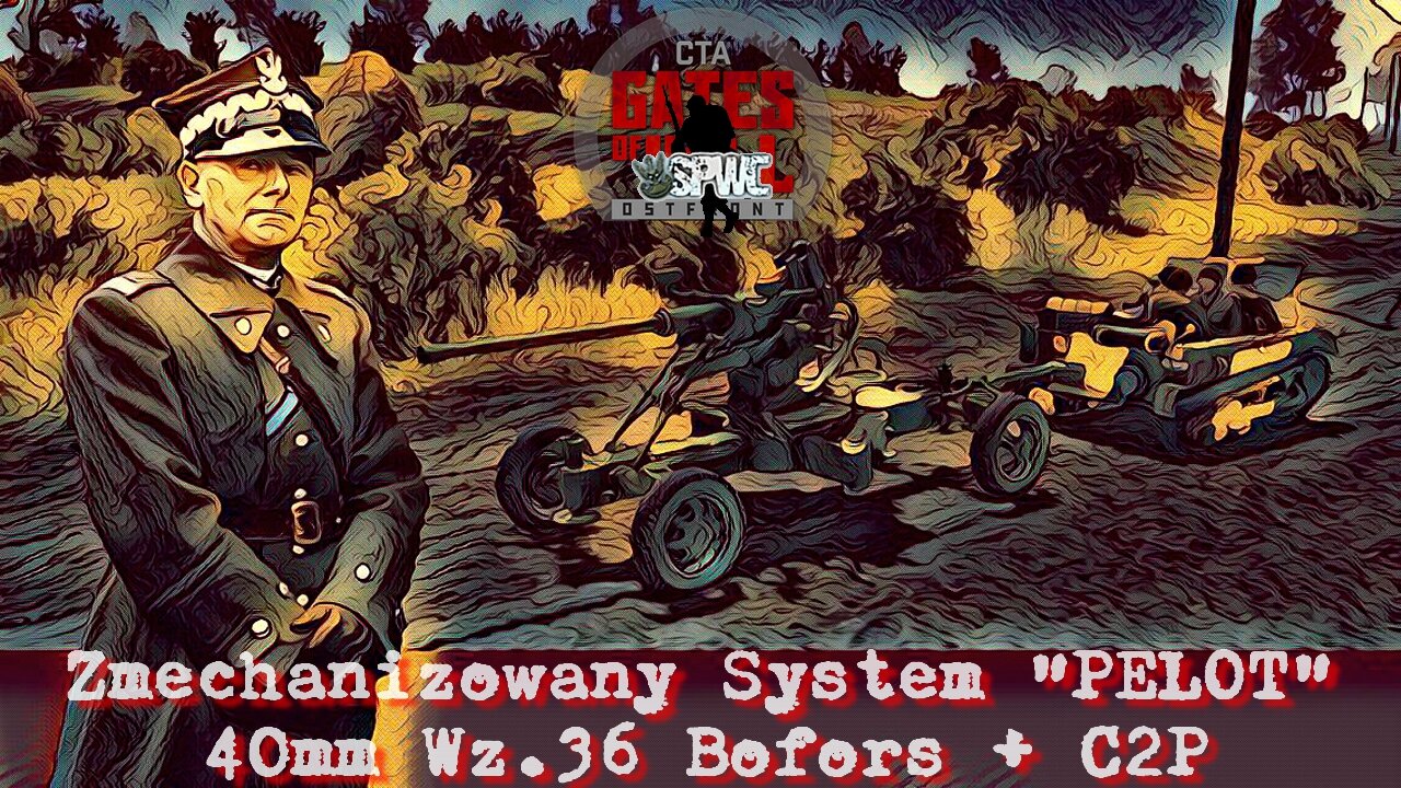 Zmechanizowany System "PELOT" - Lekki ciągnik c2p i armata 40mm wz. 36