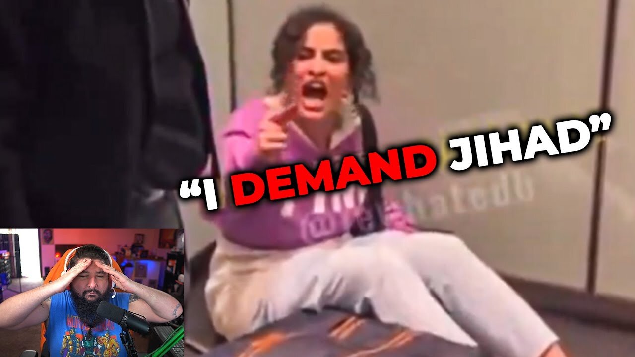 Palestinian woman MELTS DOWN in New York