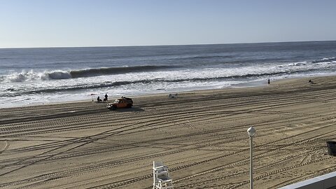 Ocean City, Maryland — Jeep Fest Parade on the beach