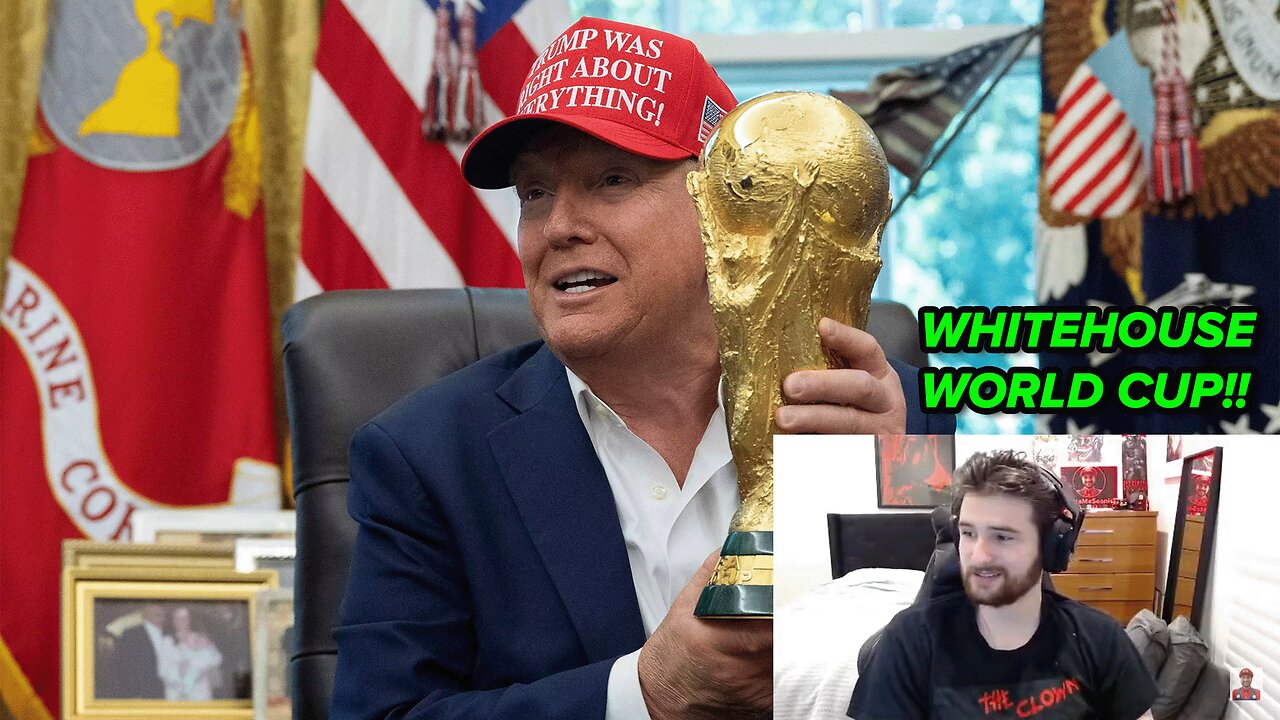 Trump Gets Given the World Cup Trophy and First Ticket