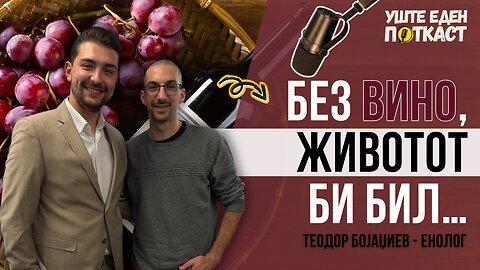 Од лозје до чаша: Уметноста на виното со Теодор Бојаџиев | Уште еден поткаст