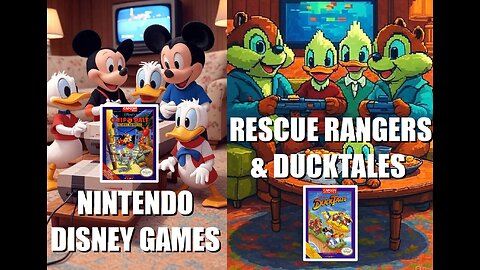 Retro Disney Nintendo Games: Chill & Chat with BrightGaming playing Rescue Rangers & DuckTales
