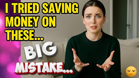 "If You’re Saving Money on These... You’re Losing BIG"💰