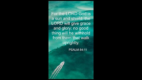 Psalm 84:11