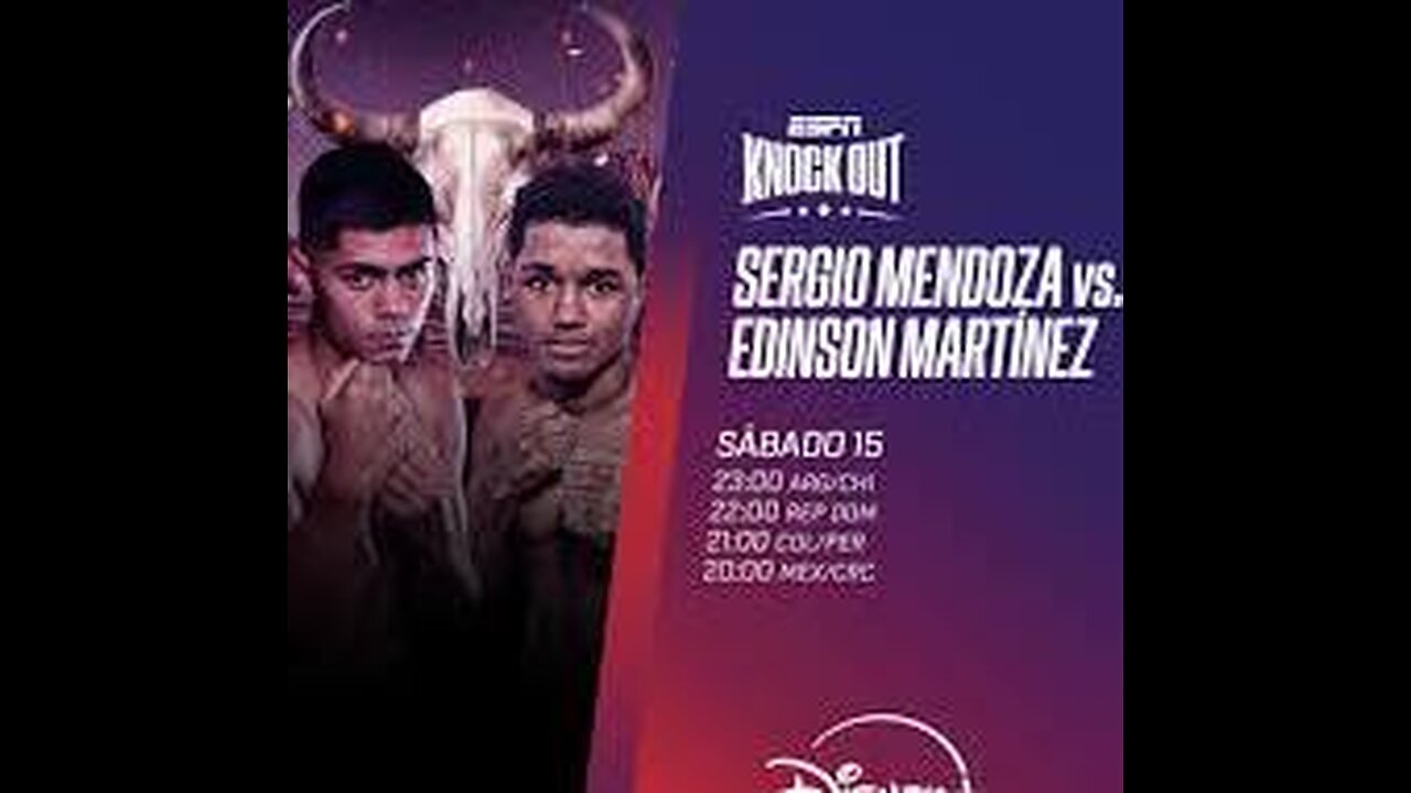 Sergio Mendoza vs Edinson Martinez + Mar 15 2015 Hermosillo, Sonora, Mexico