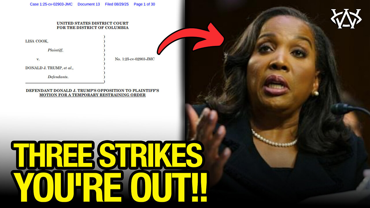 Lisa Cook SLAMMED in THIRD Criminal Referral!