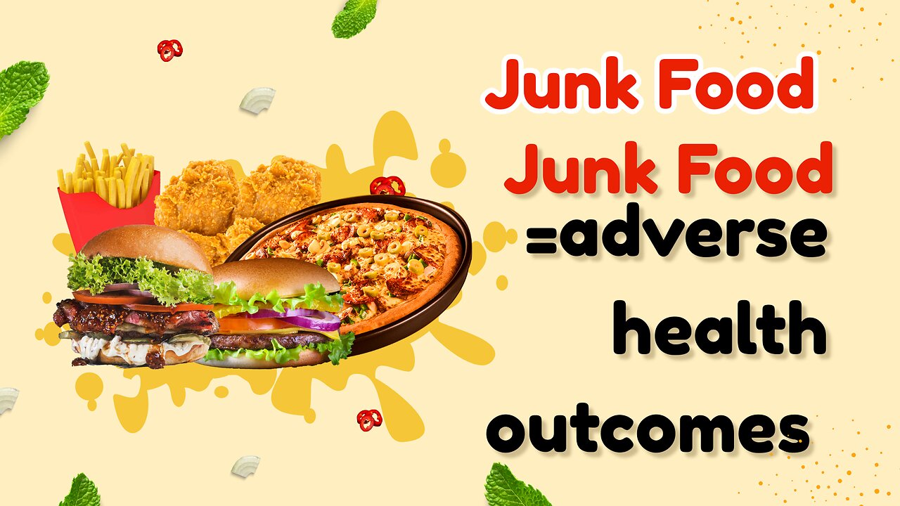 Adverse health outcomes from junk food