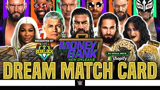WWE Money in the Bank 2026 - Dream Match Card