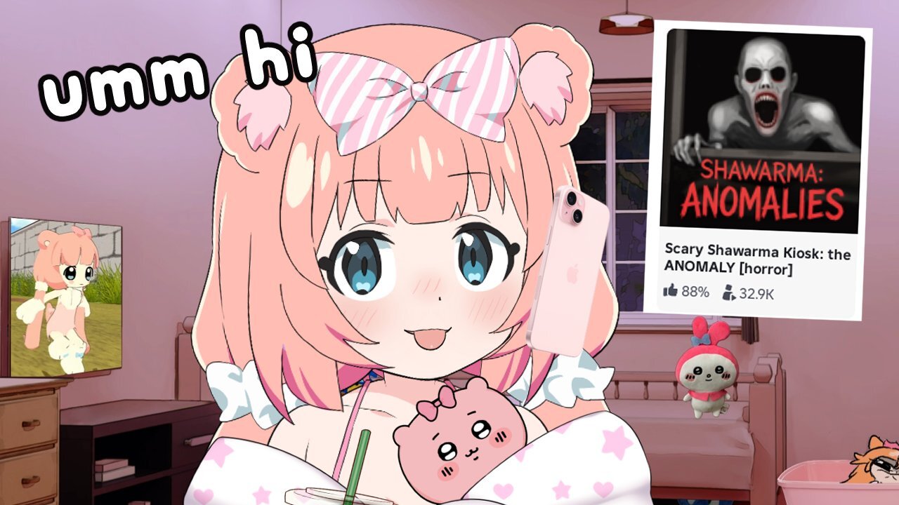 [Scary Shawarma Kiosk] short stream! hang out with me ：D last stream before i go to america