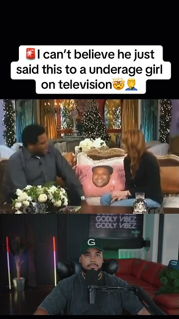 🚨I can’t believe he just said this to a underage girl on television🤯🤦‍♂️