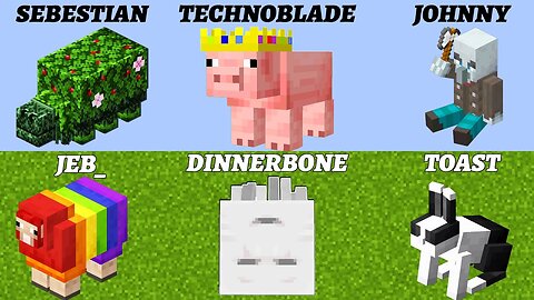 All Nametag Easter Eggs in Minecraft - Alex's Mobs Easter Eggs