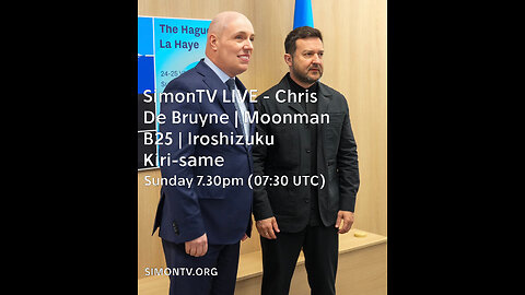 SimonTV LIVE - Chris De Bruyne | Moonman B25 | Iroshizuku Kiri-same